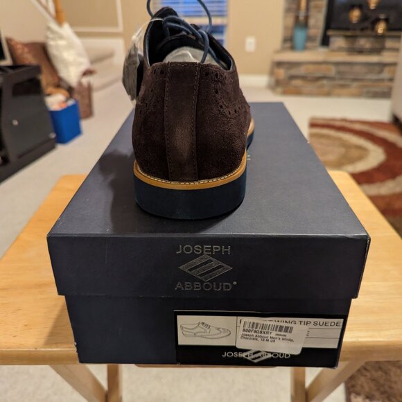 Brown Suede Mens shoes Size 13 NWT main image 4